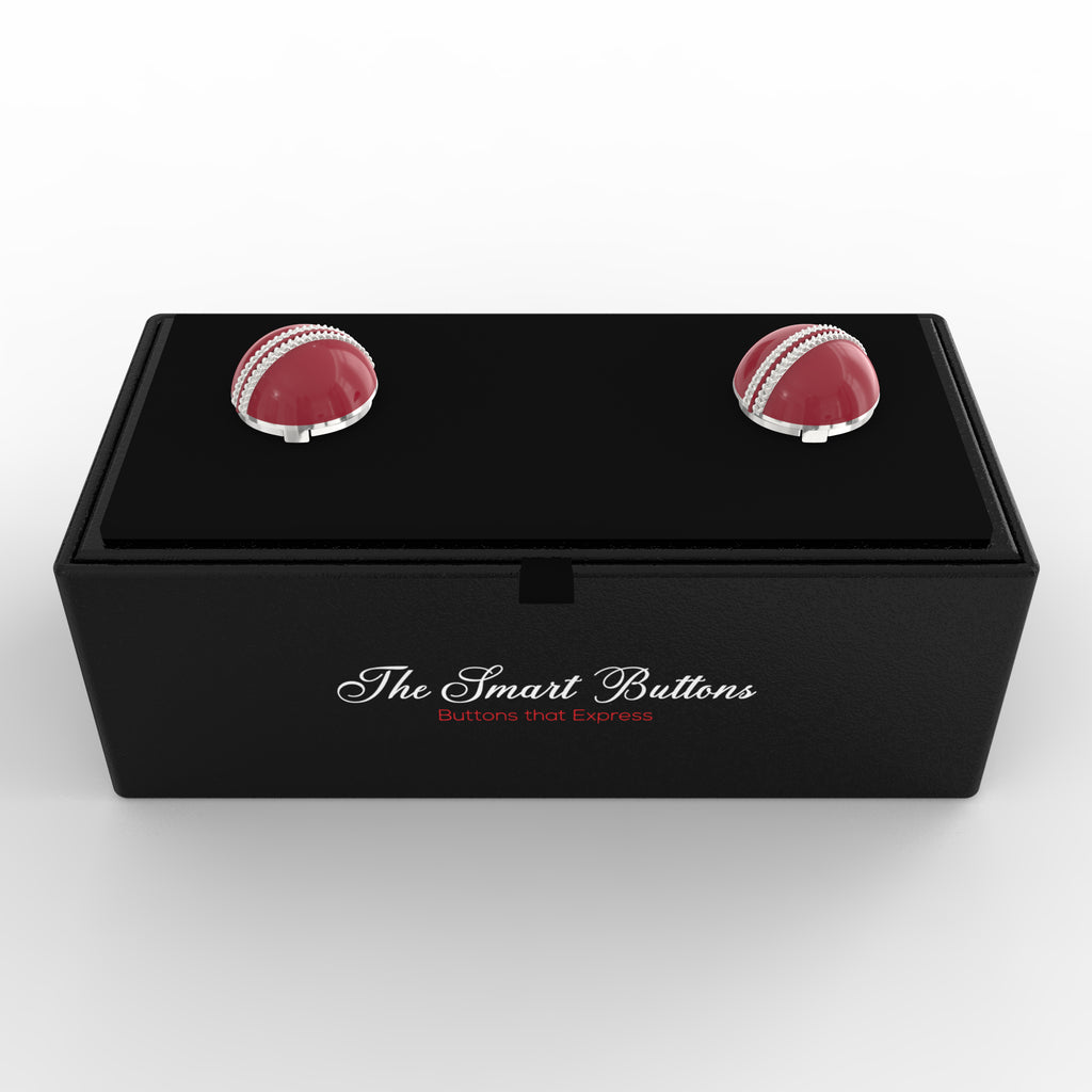 Cricket Ball Button Covers – Cufflinks Style Shirt Accessories