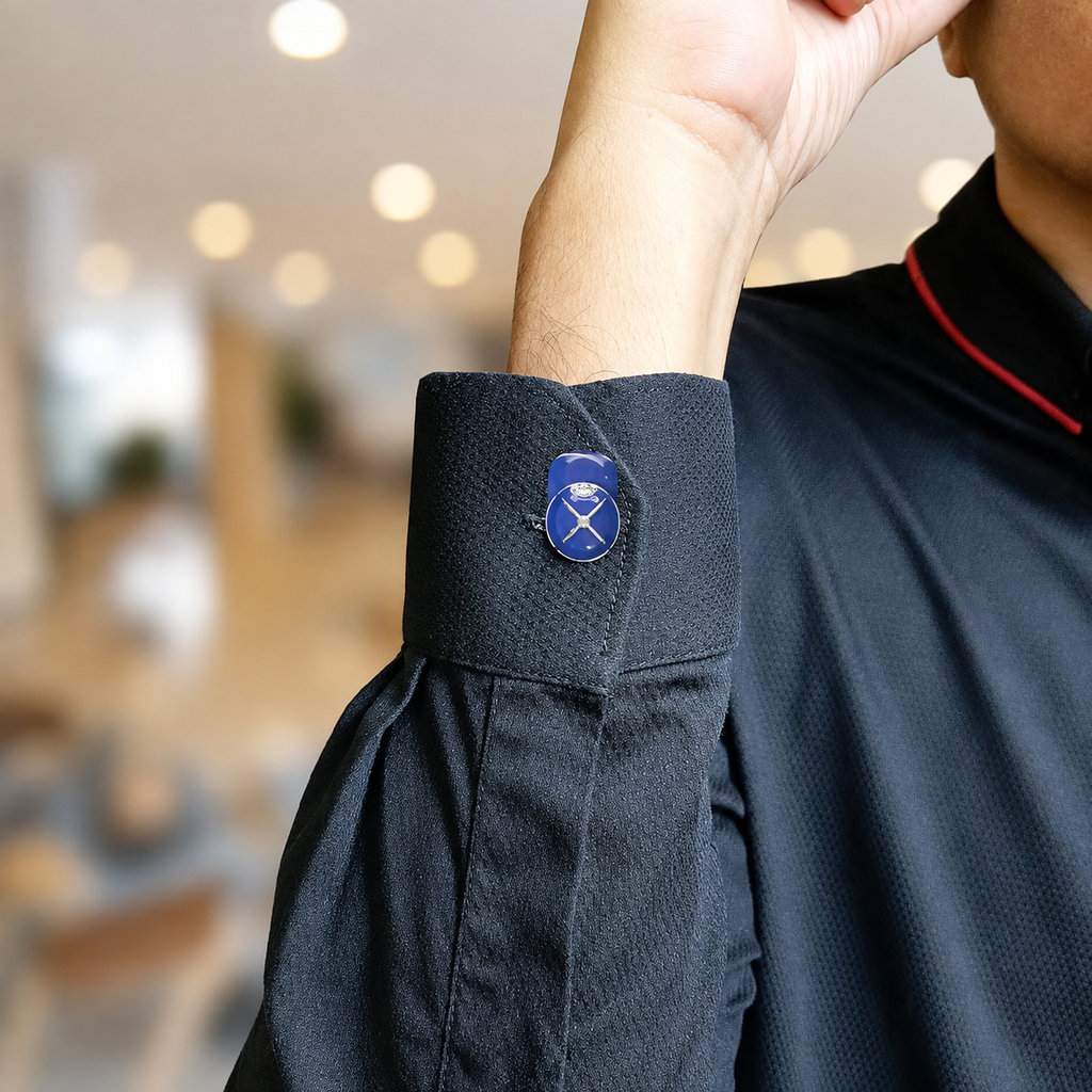 Cricket Cap Button Covers – Cufflink-Style Shirt Accessories for Men