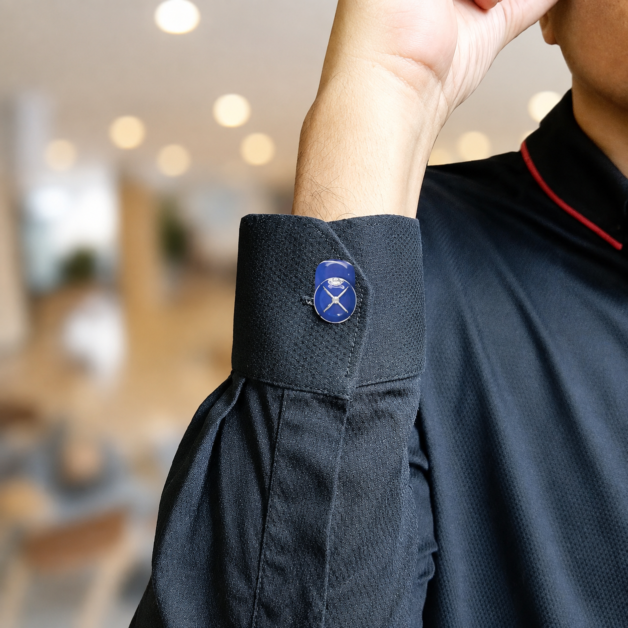 Cricket Cap Button Covers – Cufflink-Style Shirt Accessories for Men