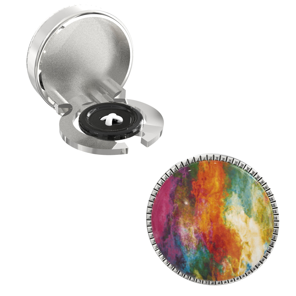 Youthfulness Abstract Button Covers – Cufflinks Style Shirt Accessories