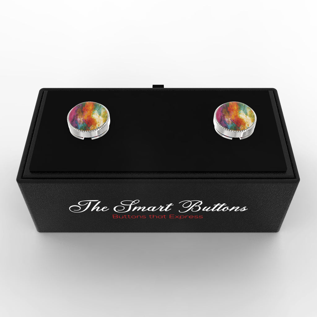 Youthfulness Abstract Button Covers – Cufflinks Style Shirt Accessories