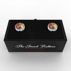 Youthfulness Abstract Button Covers – Cufflinks Style Shirt Accessories