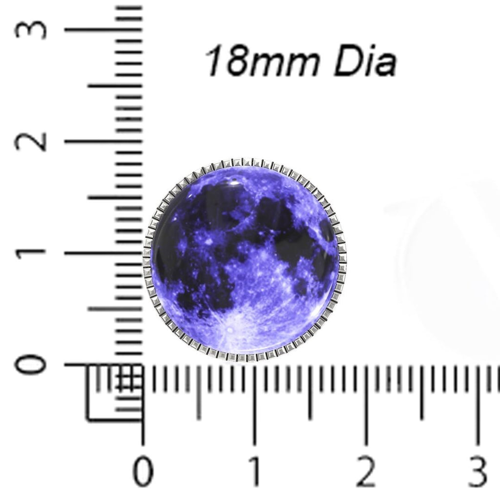 Midnight Moon Button Covers – Cufflinks Style Shirt Accessories