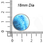 Ocean Blue Water Button Covers – Cufflinks Style Shirt Accessories