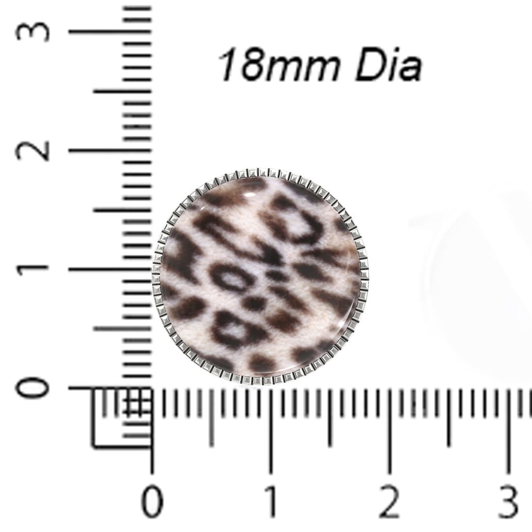Leopard Print Button Covers – Cufflinks Style Shirt Accessories