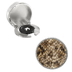 Crocodile Texture Button Covers – Cufflinks Style Shirt Accessories
