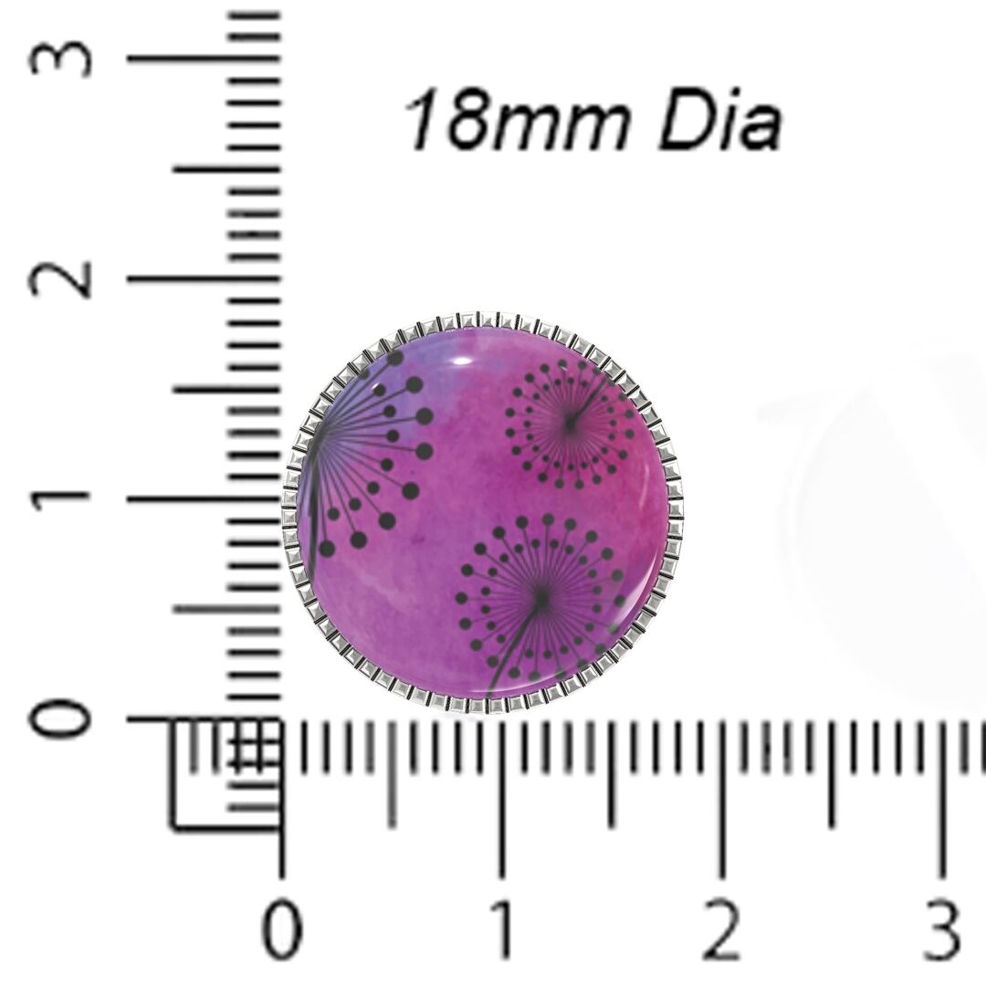 Shades of Purple Button Covers – Cufflinks Style Shirt Accessories