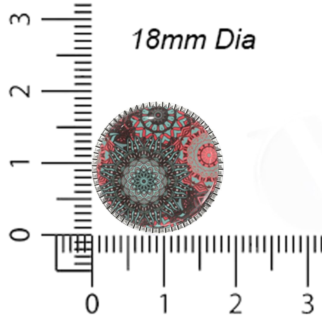 Mandala Pattern Button Covers – Cufflinks Style Shirt Accessories