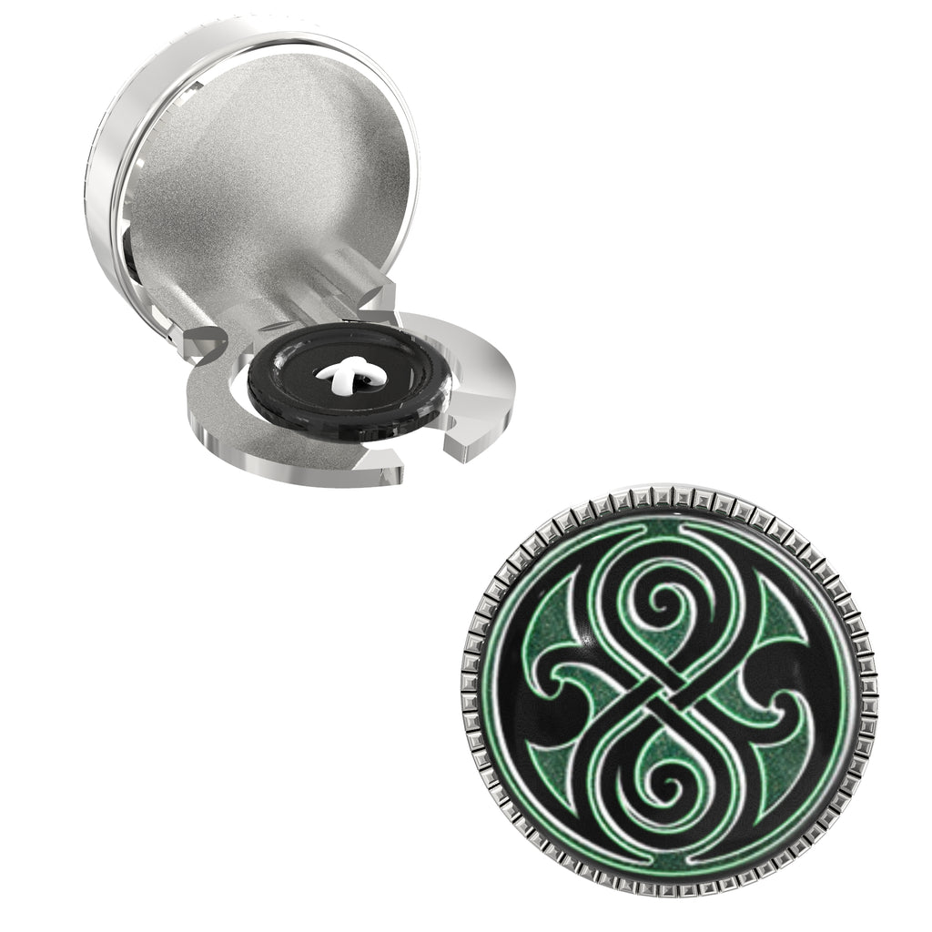 Celtic Shield Button Covers – Cufflinks Style Shirt Accessories