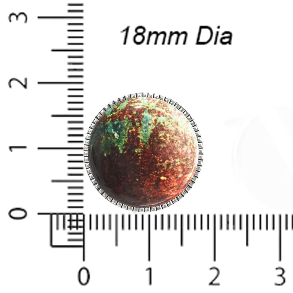 Earth Tones Button Covers – Cufflinks Style Shirt Accessories