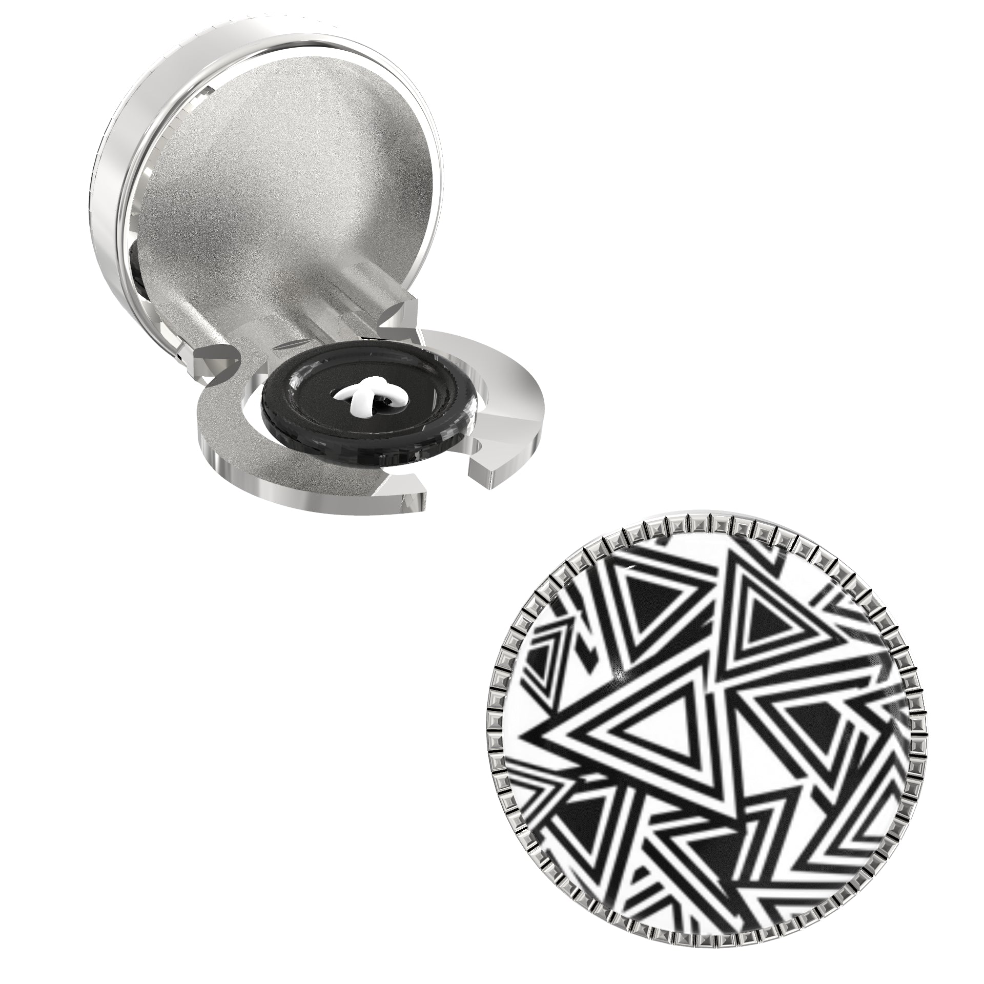 Abstract Triangles Style