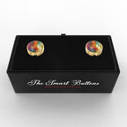 Youthfulness Abstract Button Covers – Cufflinks Style Shirt Accessories