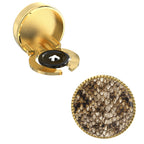 Crocodile Texture Button Covers – Cufflinks Style Shirt Accessories