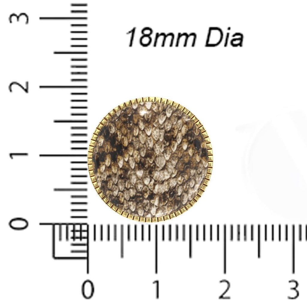 Crocodile Texture Button Covers – Cufflinks Style Shirt Accessories
