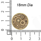 Circular Pattern Button Covers – Cufflinks Style Shirt Accessories