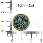 Celtic Shield Button Covers – Cufflinks Style Shirt Accessories