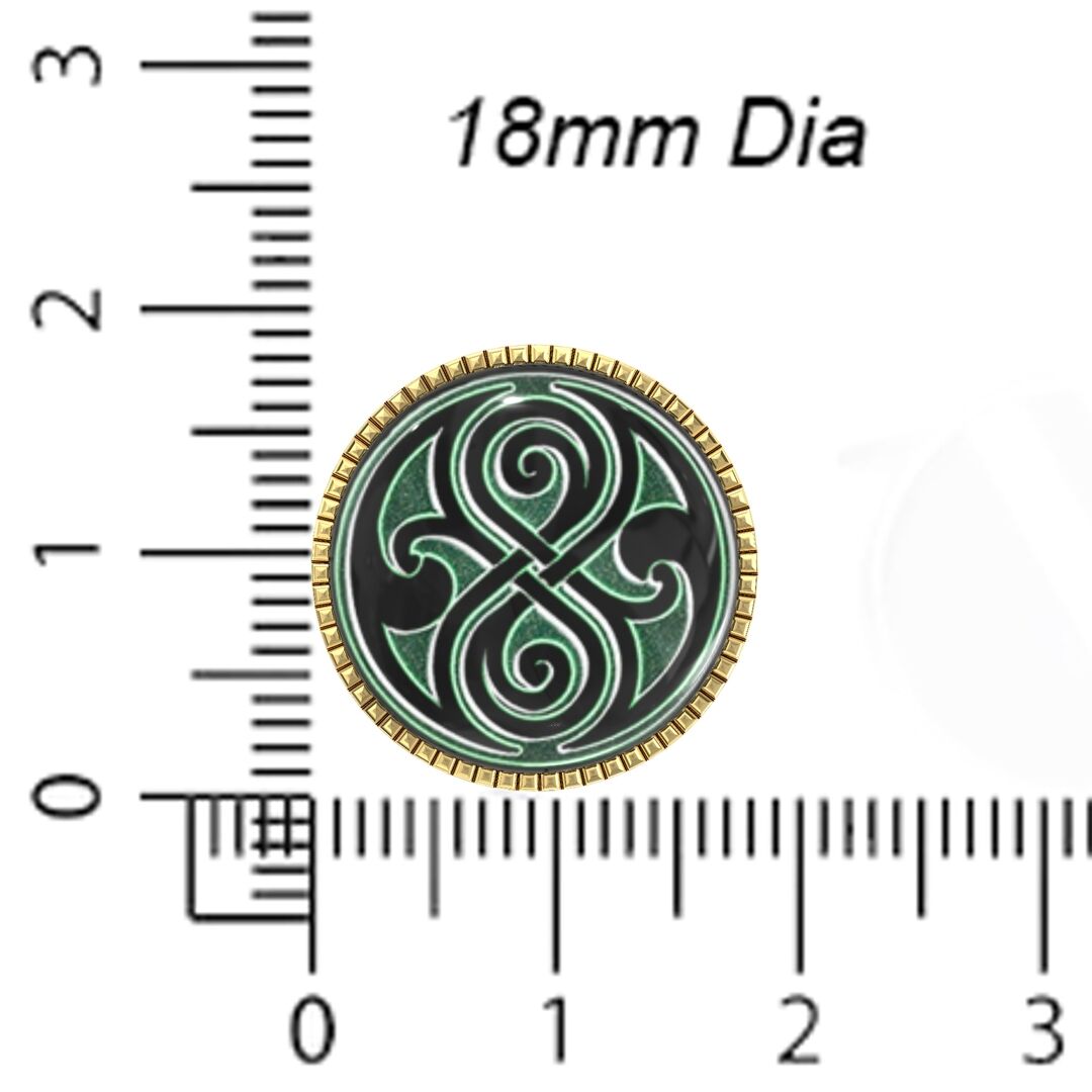 Celtic Shield Button Covers – Cufflinks Style Shirt Accessories