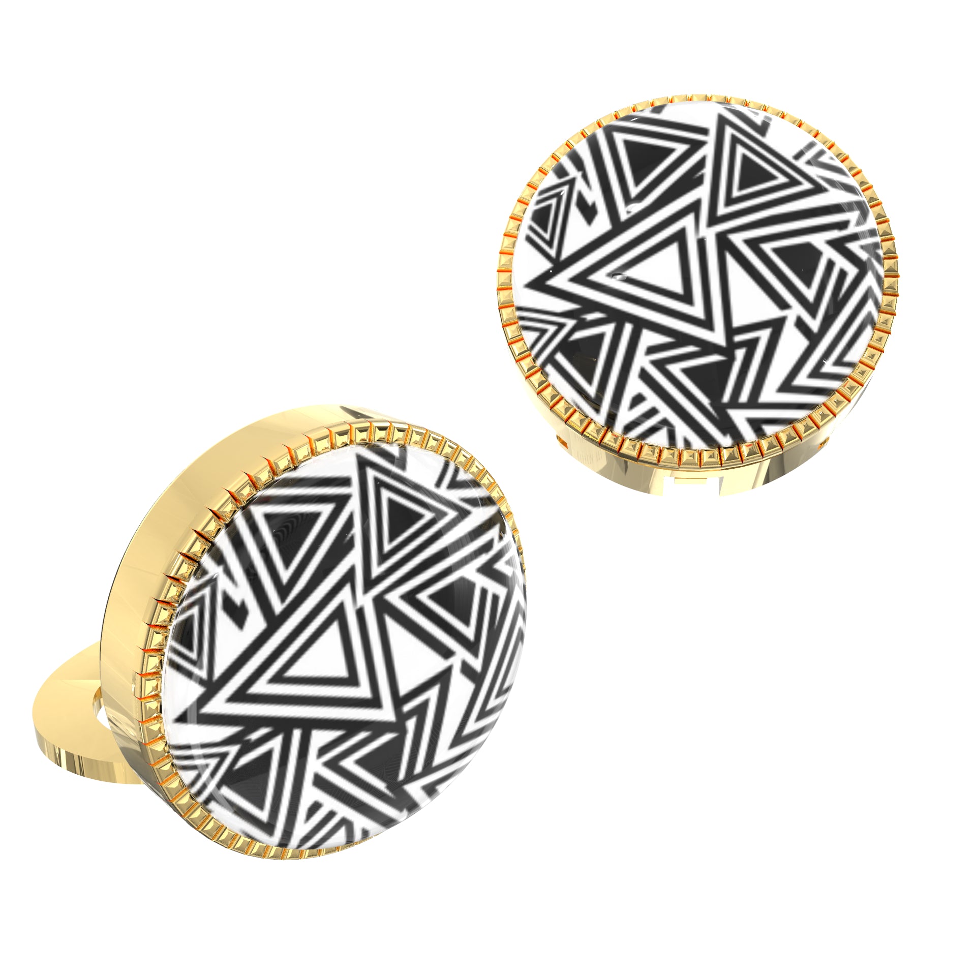 Abstract Triangles Style