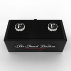 White Personalized Initials - F