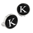 White Personalized Initials - K