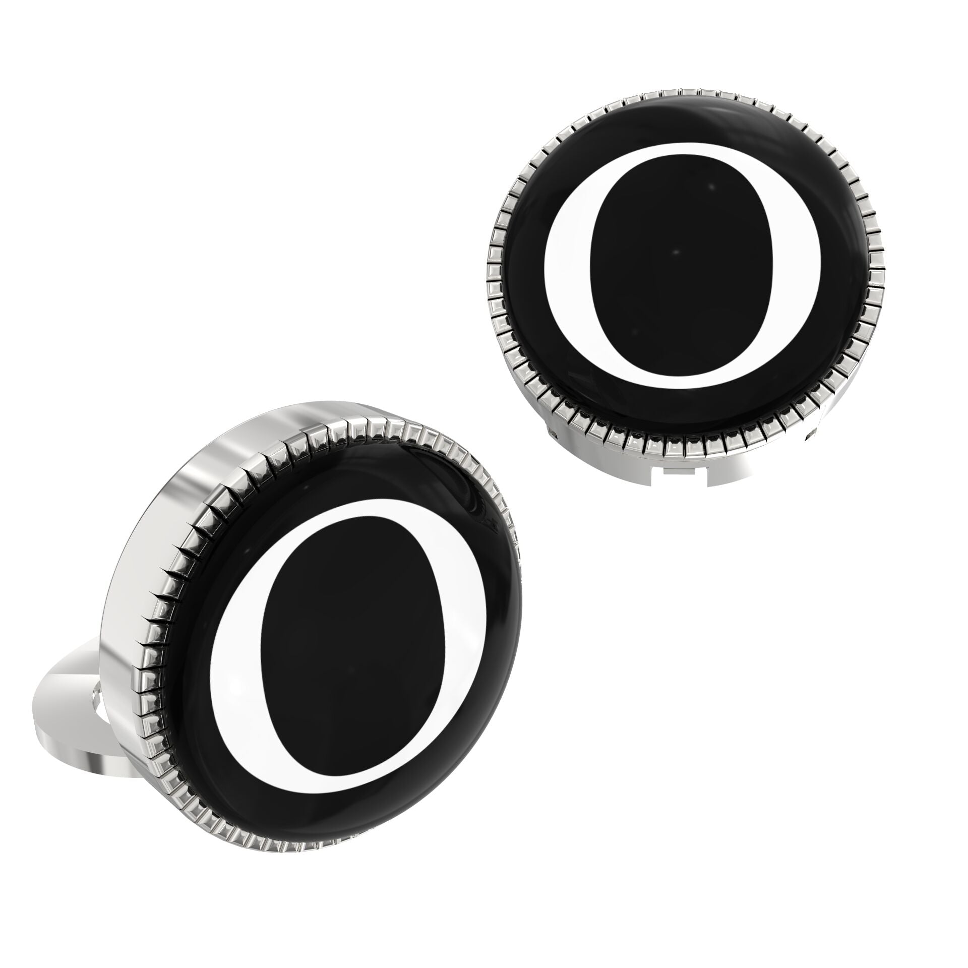 White Personalized Initials - O