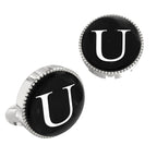 White Personalized Initials - U