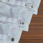 White Personalized Initials - U