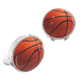 Basketball Print Button Covers – Cufflinks Style Shirt Accessories