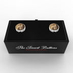 Yin & Yang Floral Button Covers – Cufflinks Style Shirt Accessories