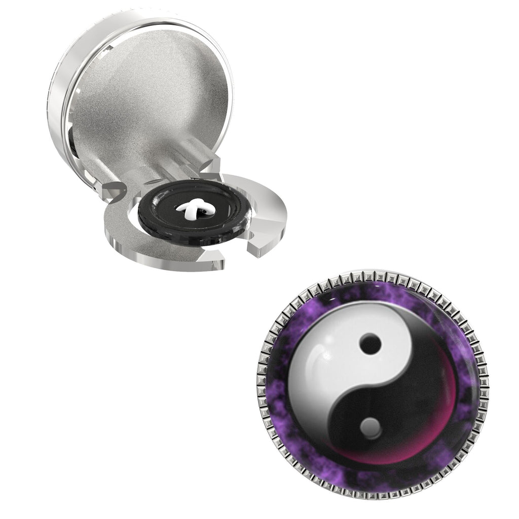 Balance Yin & Yang Button Covers – Cufflinks Style Shirt Accessories