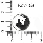 Twin Horses Yin & Yang Button Covers – Cufflinks Style Shirt Accessories
