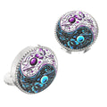 Balance of Life Button Covers – Cufflinks Style Shirt Accessories