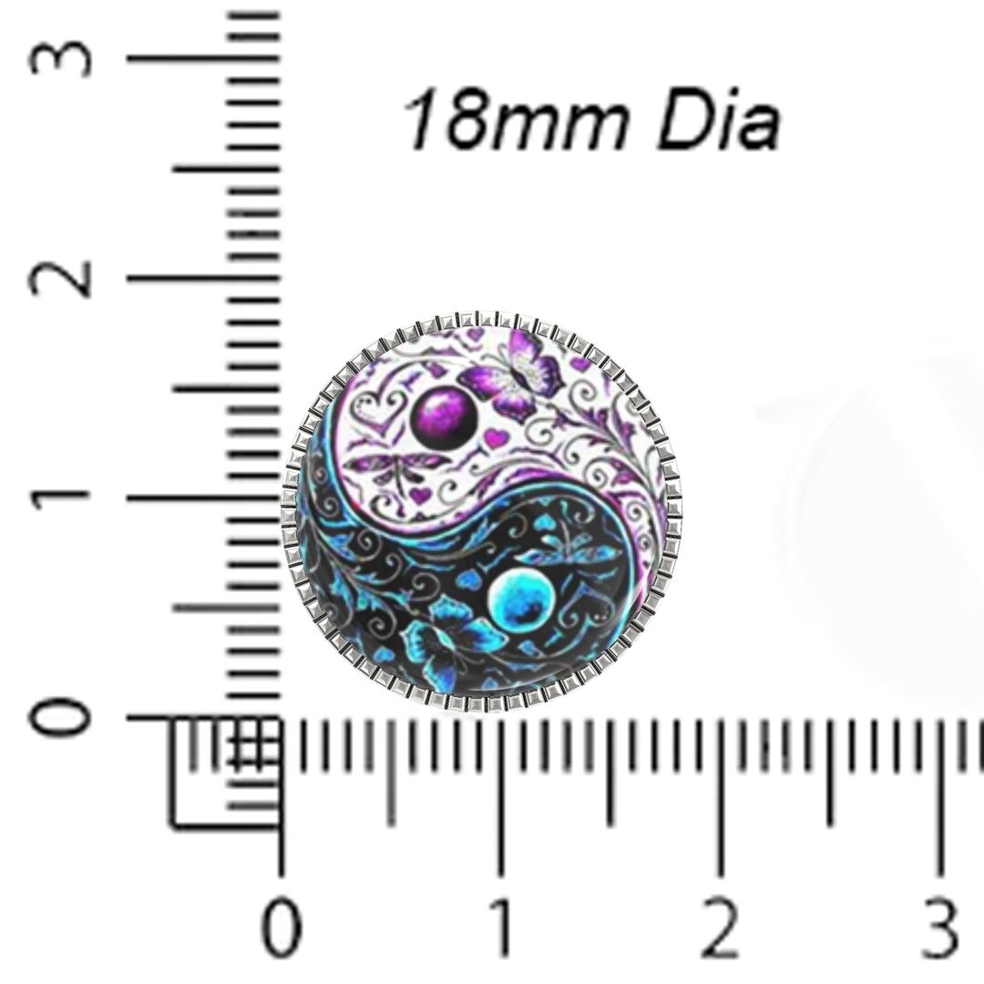 Balance of Life Button Covers – Cufflinks Style Shirt Accessories