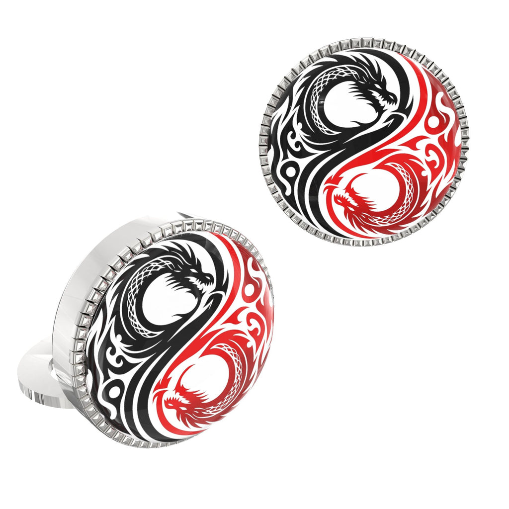 The Fire You Control, and the Fire You Are Button Covers – Cufflinks Style Shirt Accessories