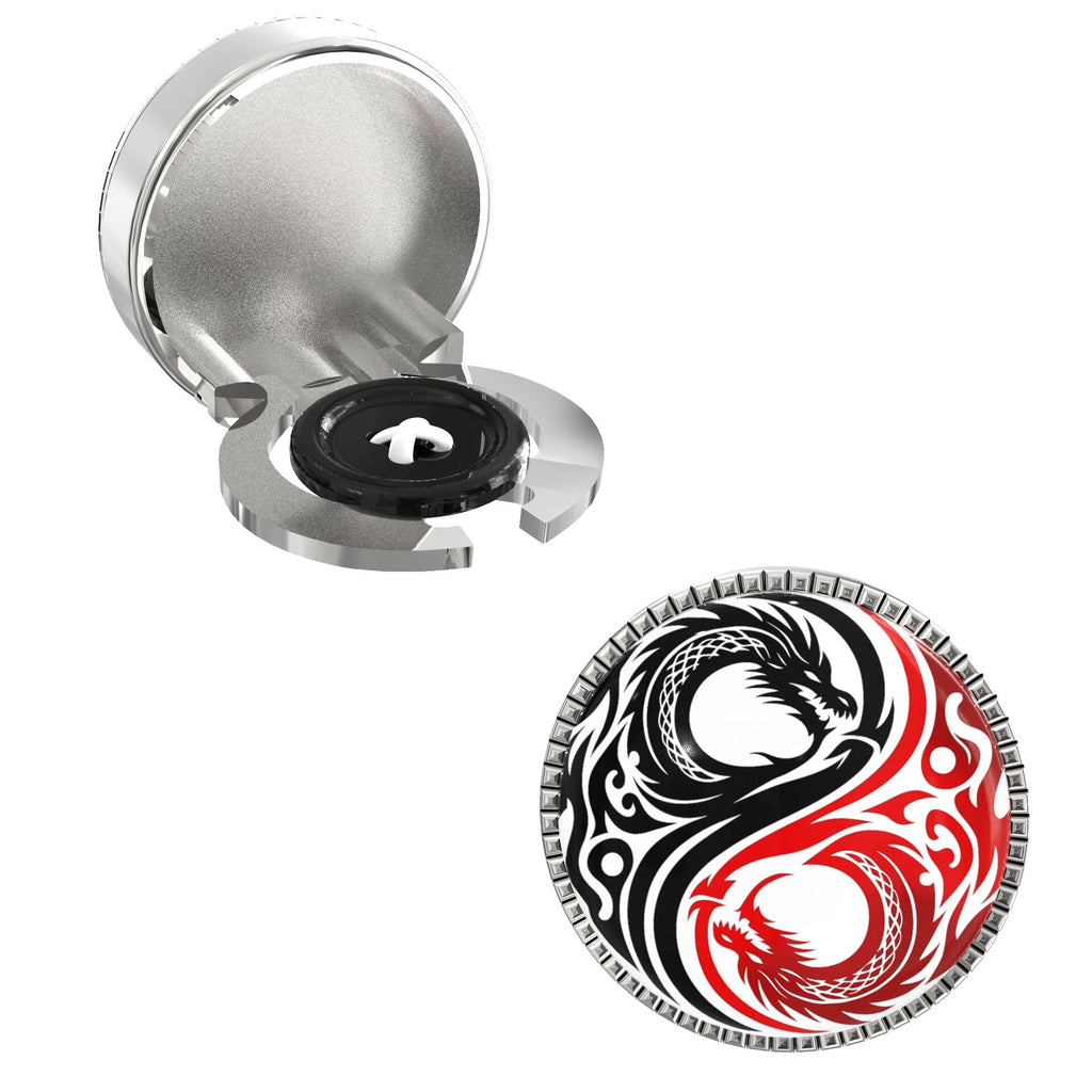The Fire You Control, and the Fire You Are Button Covers – Cufflinks Style Shirt Accessories