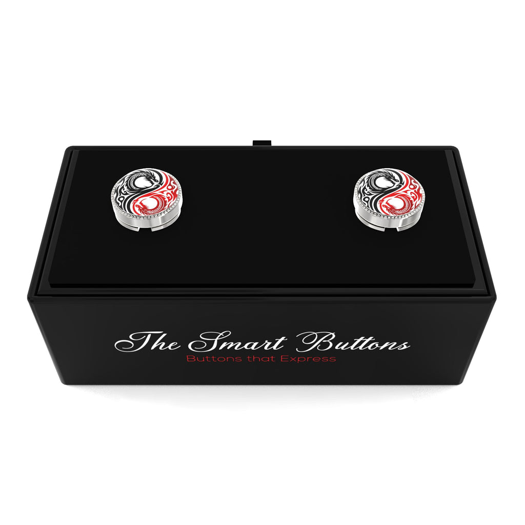 The Fire You Control, and the Fire You Are Button Covers – Cufflinks Style Shirt Accessories
