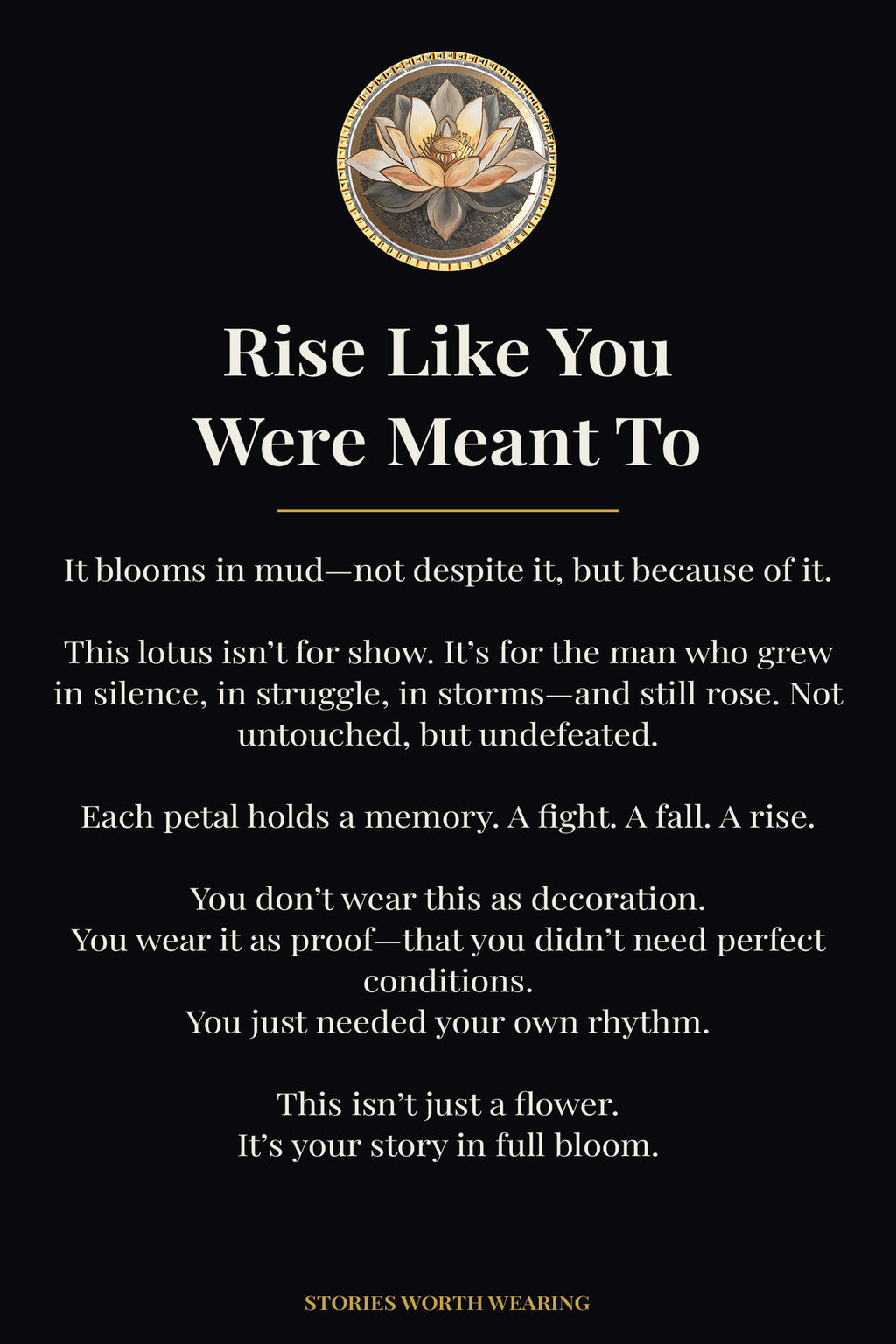 Rise Like You Were Meant To Button Covers – Cufflinks Style Shirt Accessories