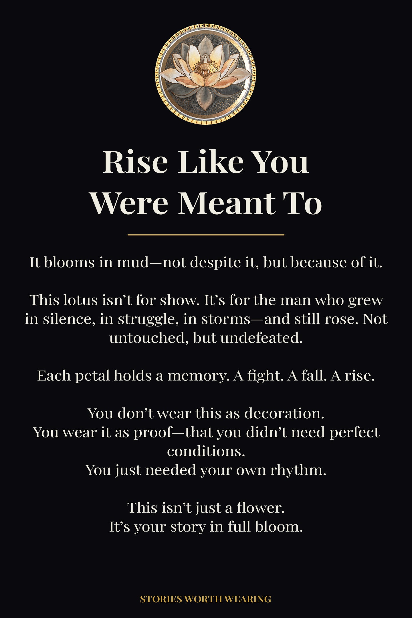 Rise Like You Were Meant To Button Covers – Cufflinks Style Shirt Accessories
