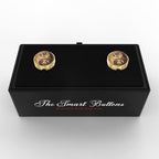 Yin & Yang Floral Button Covers – Cufflinks Style Shirt Accessories