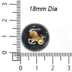 Capricorn Zodiac Button Covers – Cufflinks Style Shirt Accessories