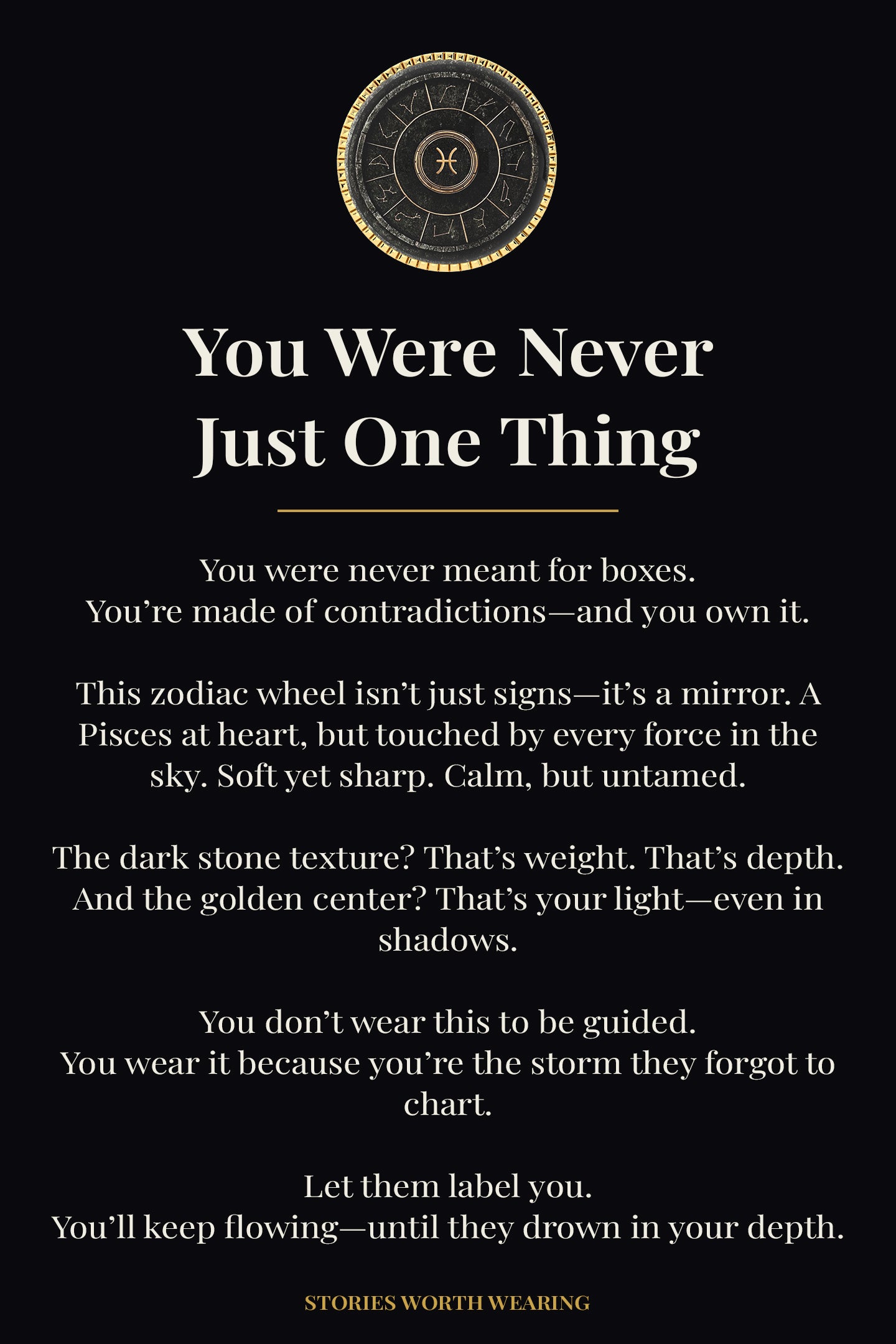 You Were Never Just One Thing Button Covers – Cufflinks Style Shirt Accessories