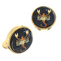 Scorpio Zodiac Button Covers – Cufflinks Style Shirt Accessories
