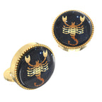 Scorpio Zodiac Button Covers – Cufflinks Style Shirt Accessories