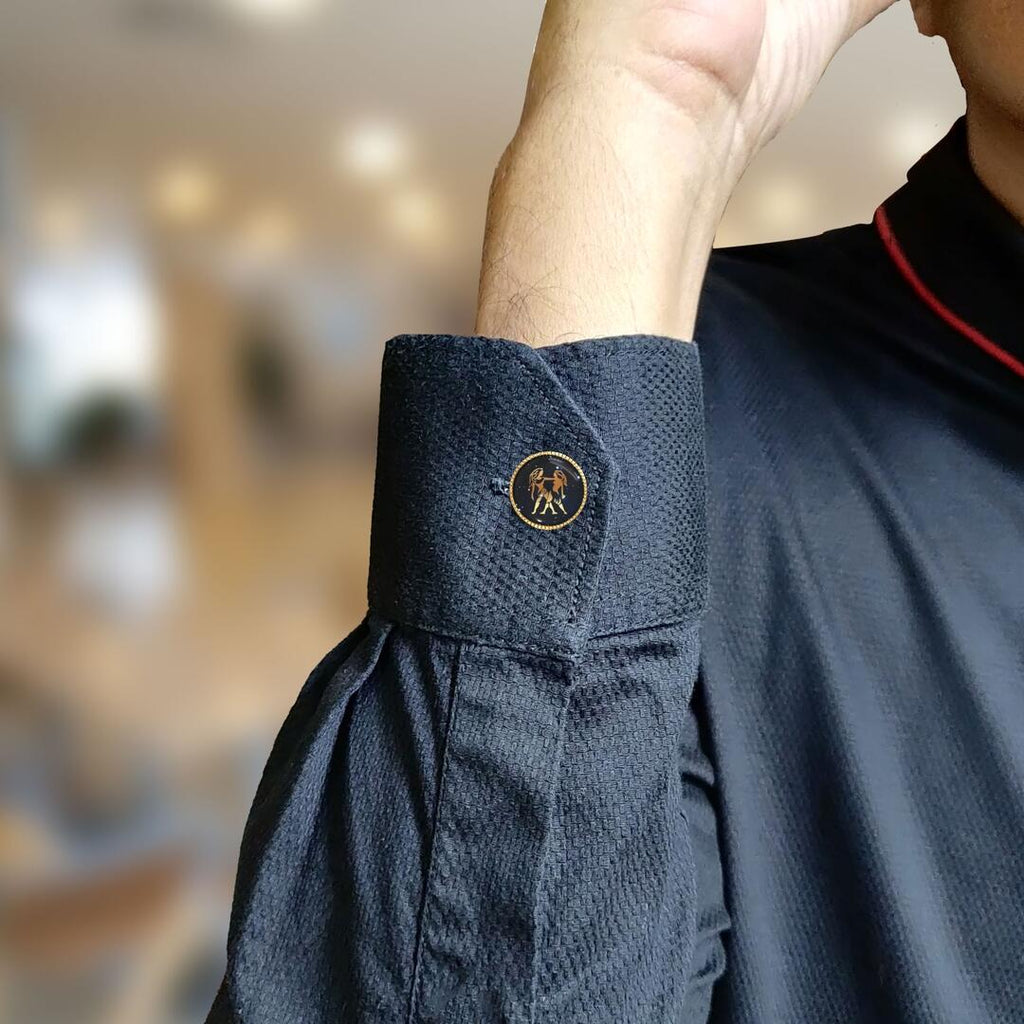 Gemini Zodiac Button Covers – Cufflinks Style Shirt Accessories
