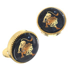 Leo Zodiac Button Covers – Cufflinks Style Shirt Accessories